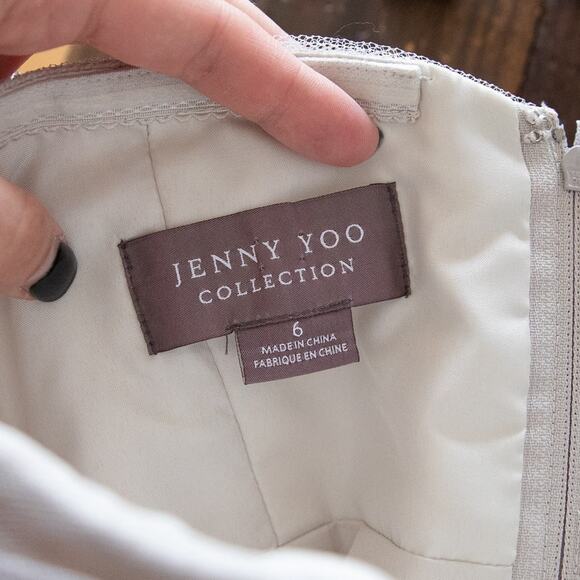 Jenny Yoo Convertible Bridesmaid Dress Annabelle in Moonstone - Picture 7 of 7